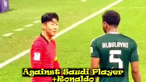 Đối đầu với cầu thủ Saudi + Ronaldo