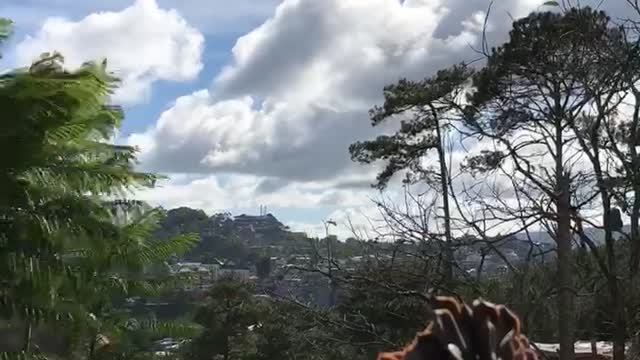 Beautiful cloud and mountain views, travel
