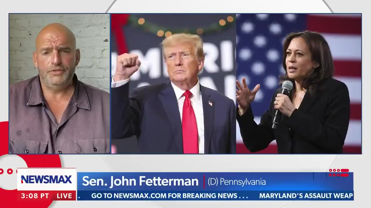 NEW: Fetterman Enrages Democrats, Predicts Trump Will Win Pennsylvania: 'Choice Is Obvious'