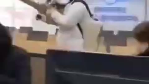 Office Sanitzed in China seems a BIT EXTREME