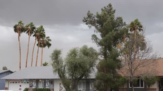 A windy day in Las Vegas on February 12, 2021.