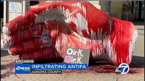 Trump supporter infiltrates Antifa in Sonoma, CA