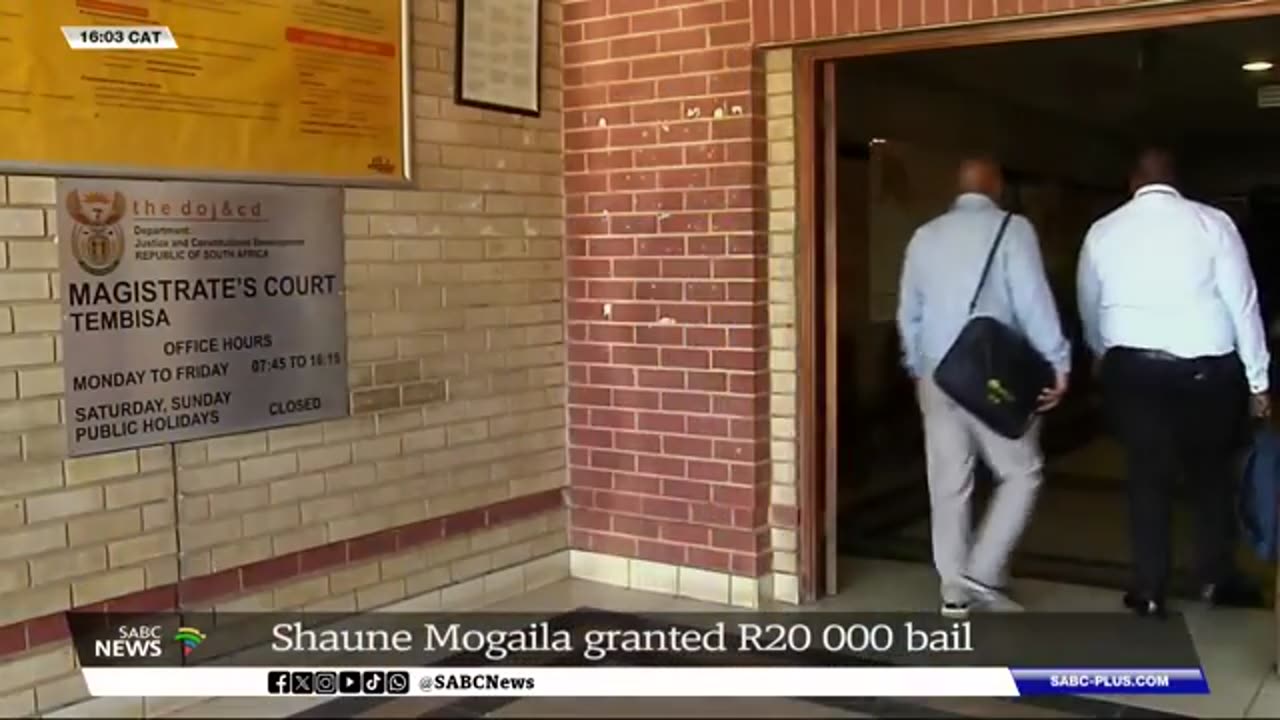 Sekhukhune United’s Shaune Mogaila Granted R20,000 Bail Following Tembisa Crash