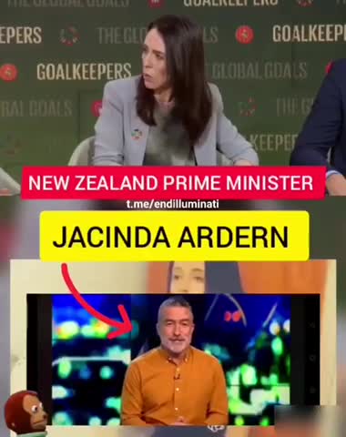 NZ prime minister is satanic crack head