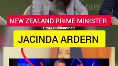 NZ prime minister is satanic crack head