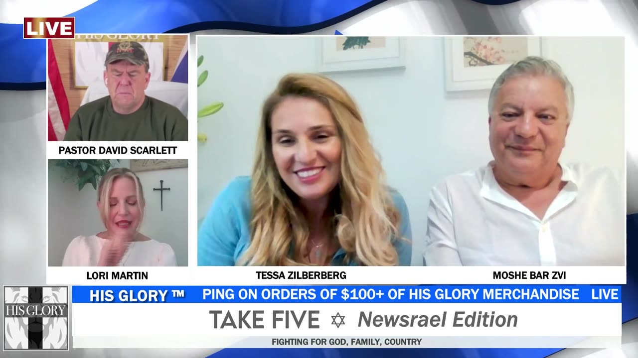 Lori Martin Gregory & Moshe Bar Zvi of Biblical Beauty joins Take Five: Special Newsrael Edition