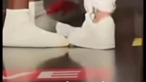 Proof that Jake Paul (shoes on) Stepped on Mike Tyson's (socks on) toes