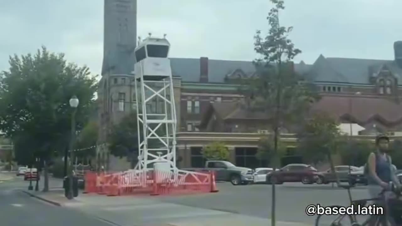 Springfield, Ohio - watchtowers & pallets of bricks