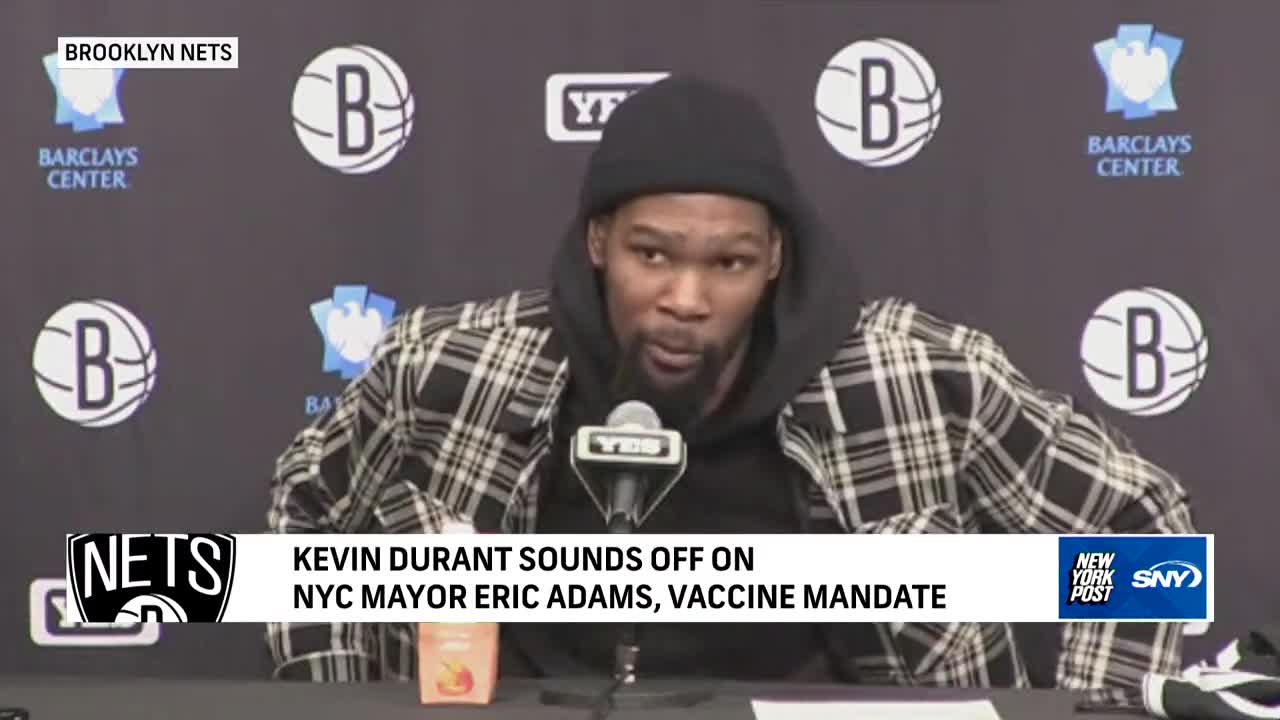 NBA Star Kevin Durant calls out NYC Mayor over mandates