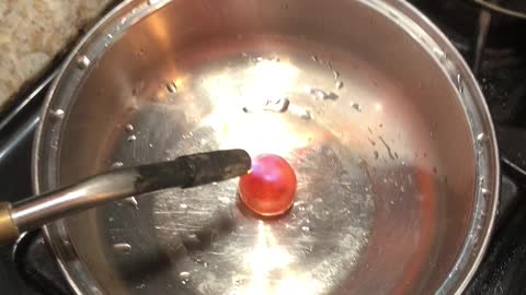 Torching a Tomato For Breakfast