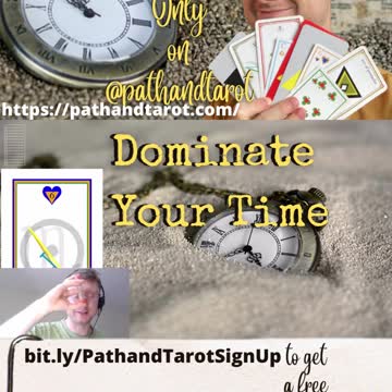 Dominate Your Time. 10 of Wands, PathandTarot in 60 Seconds.