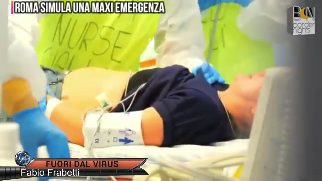 ROMA SIMULA UNA MAXI EMERGENZA Fuori dal Virus n.1131.SP