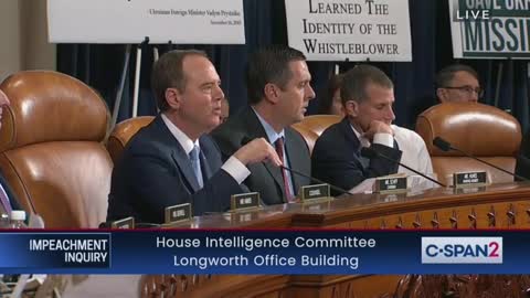Nunes questions witness-Schiff interrupts Nunes