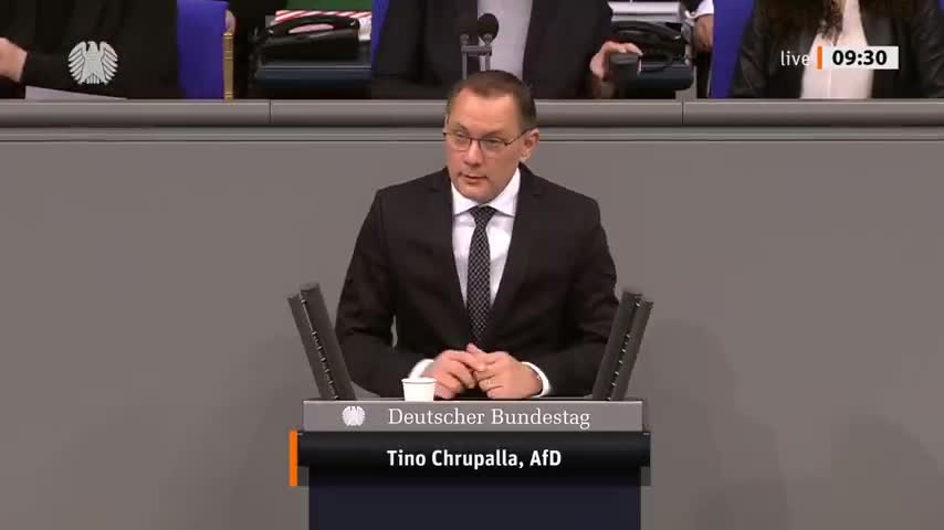 Tino Chrupalla rechnet in der Impfpflicht-Debatte mit dem neuen Gesundheitsminister ab! - AfD