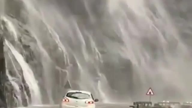 Full of waterfall