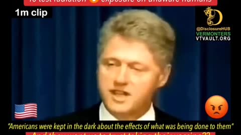 Bill Clinton apologizing to America