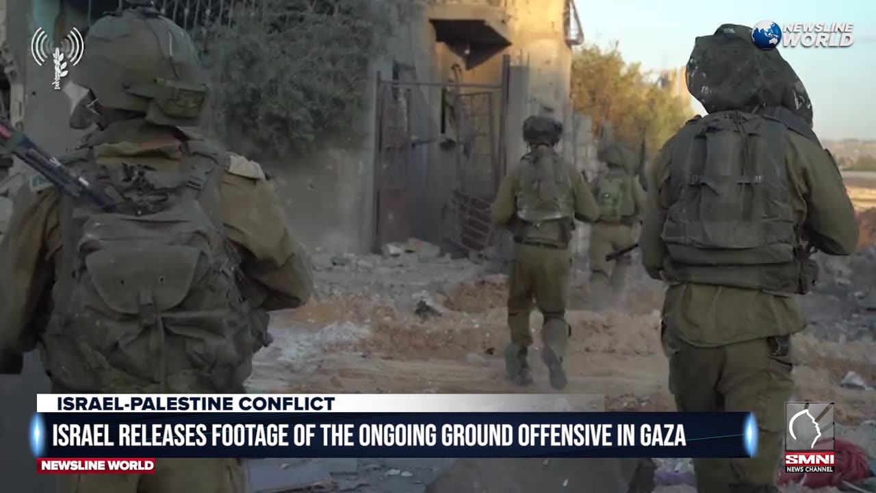 IDF releases footage of the ongoing ground offensive in Gaza