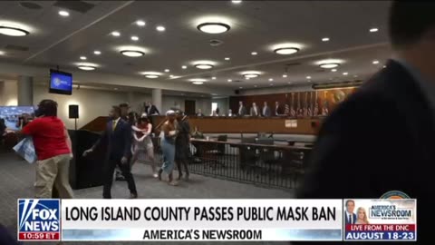 Long Island County passes public mask ban