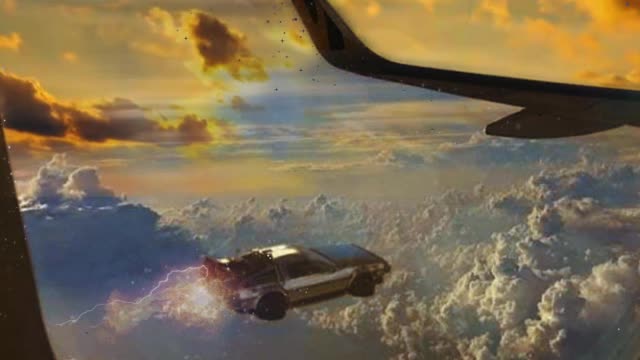 Flying Delorean