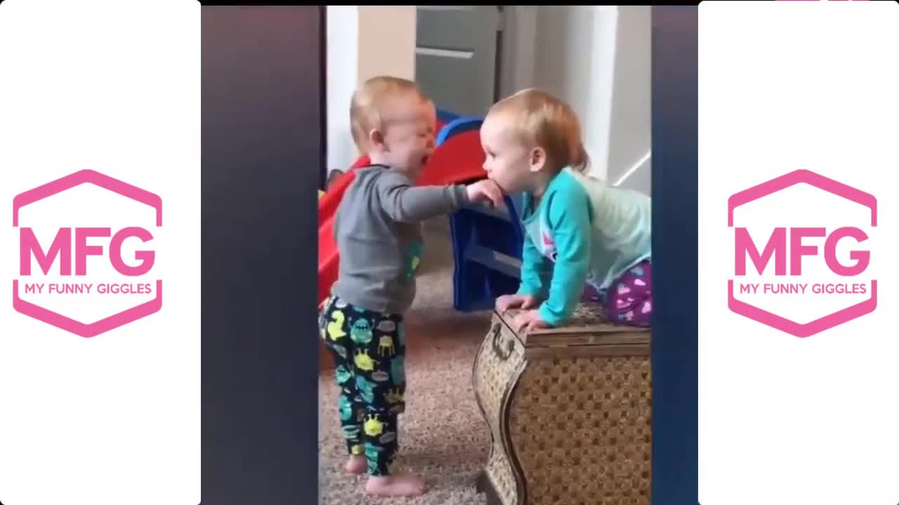 My Funny Giggles With Funny Baby At Action