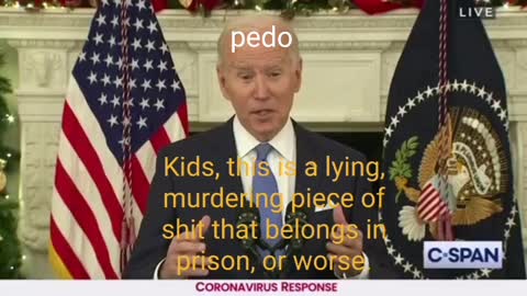 Criminal Joe Asks That You Commit Suicide For Your Country