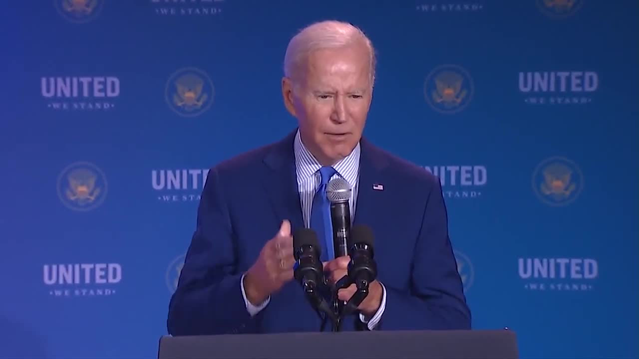 Americans can't remain silent in the face of racial supremacy, according to Biden