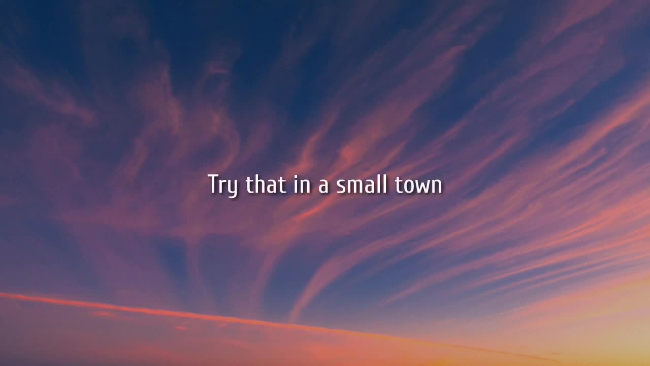 Jason Aldean - Try That In A Small Town (Lyrics)