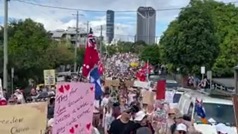 Australia: Vaccine passport protest/freedom rally Jan. 22, 2022