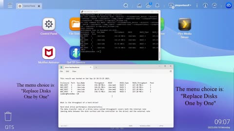 My QNAP TS-453 Drive number 3 is sluggish (Low Throuput)?