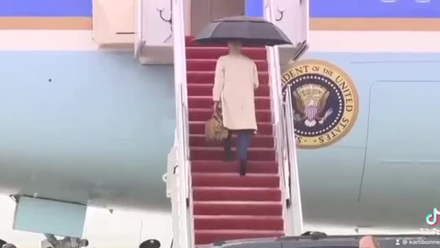 Joe Biden & Stairs...so close