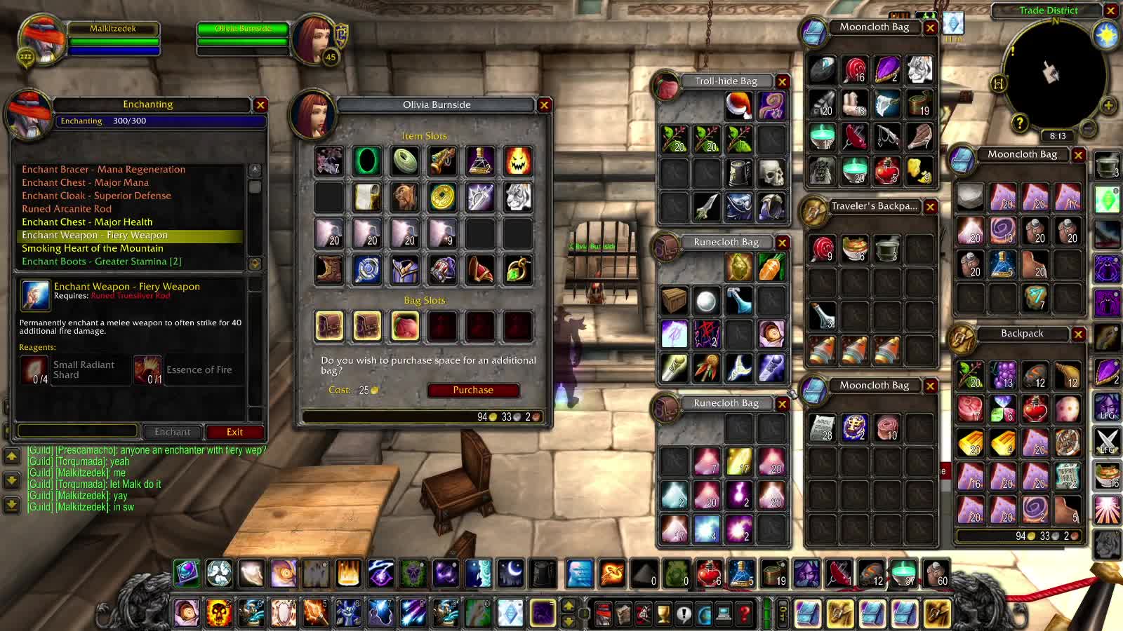 World of Warcraft Classic Shadow Power in Felwood