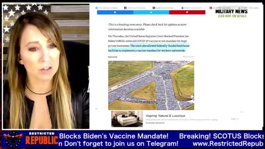 BREAKING! SCOTUS Block's Bidens Vaccine Mandate For Large Businesses! [mirrored]