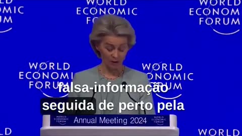 GeoPolítica • WEF • Annual meeting 2024 • Ursula von der Leyen • donos do Mundo PT-BR (2024,1,16) 👀🔥