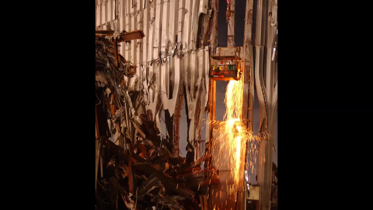 911 Cutting Torches And Molten Steel Slag