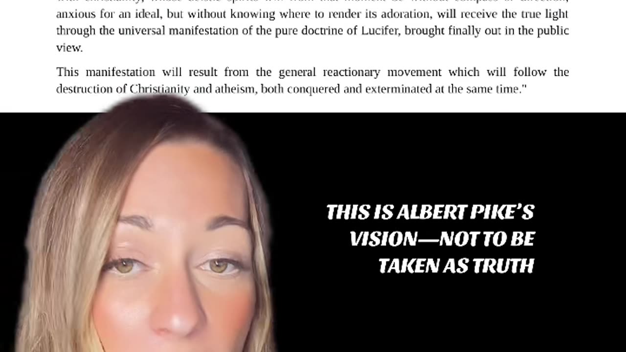 World War 3 according to Albert Pike