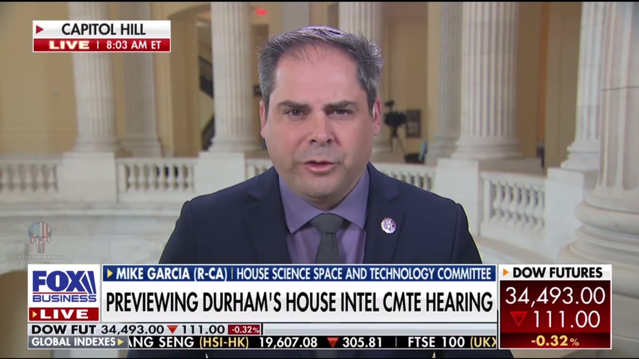 Previewing what he will ask Durham when the House Intel Committee meets with him today