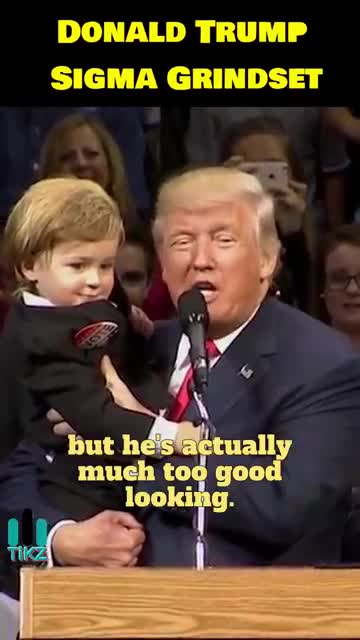 Donald Trump Sigma GRINDSET | Trump askes Kid & Kid Loves Trump