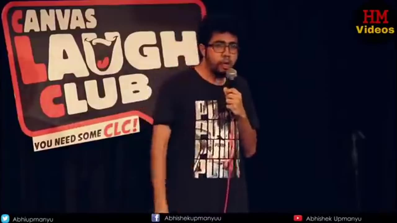 convas laugh club best of stand up show comedy by abhishek upmanyu