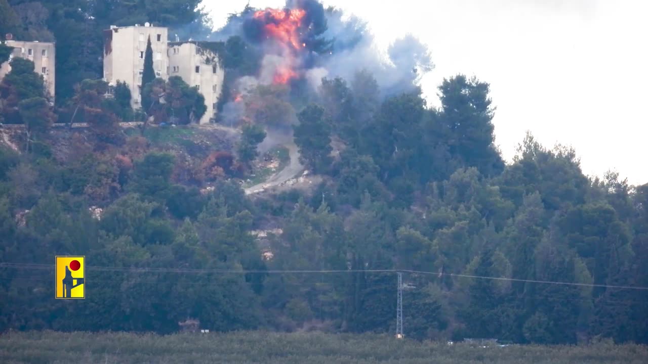 Hezbollah released footage of an attack on Israeli soldiers at the al-Manara base on Nov. 17.