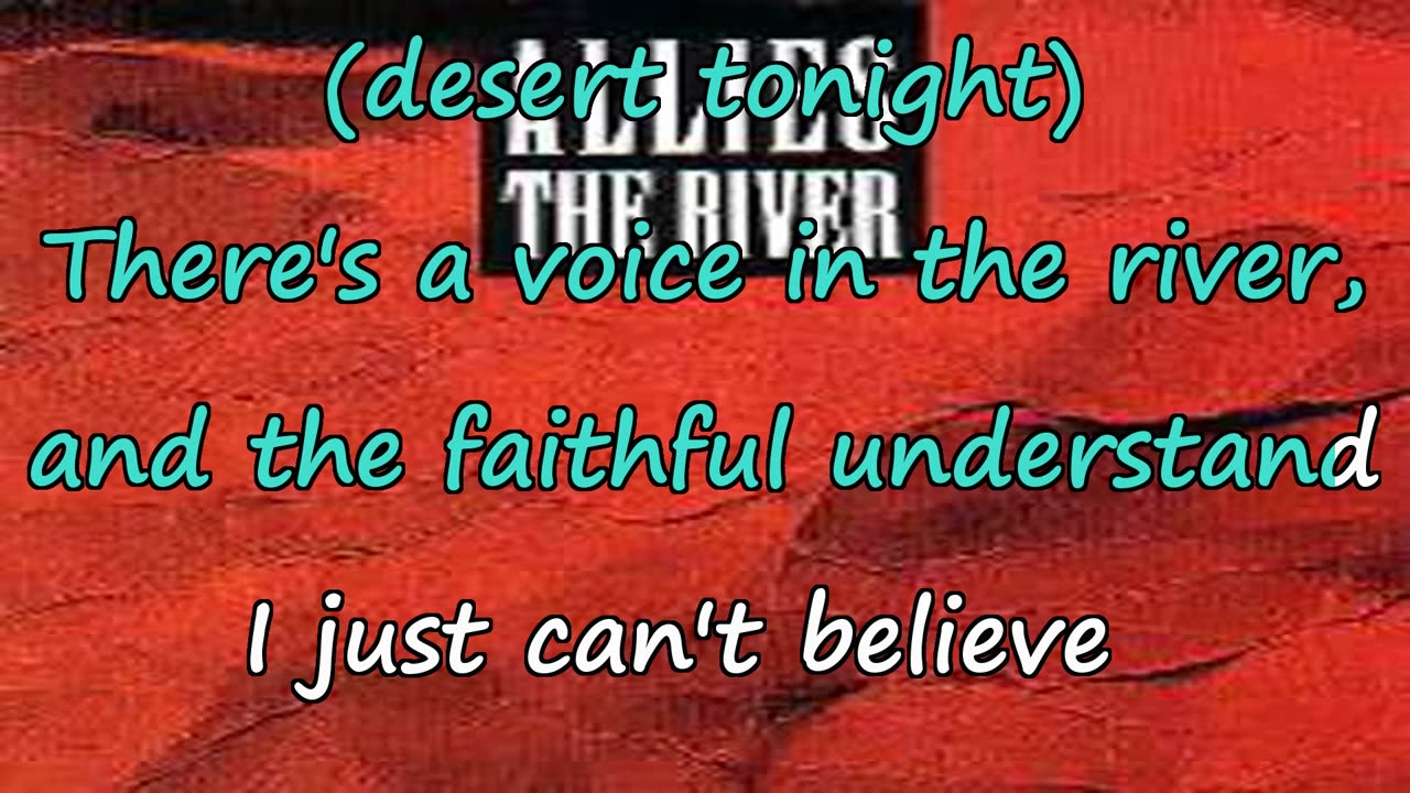 Allies - The River {acapella intro - you can't stop the karaoke}