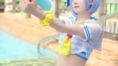 my birthday🍻#reethrow #cosplay #rem #throwfamily