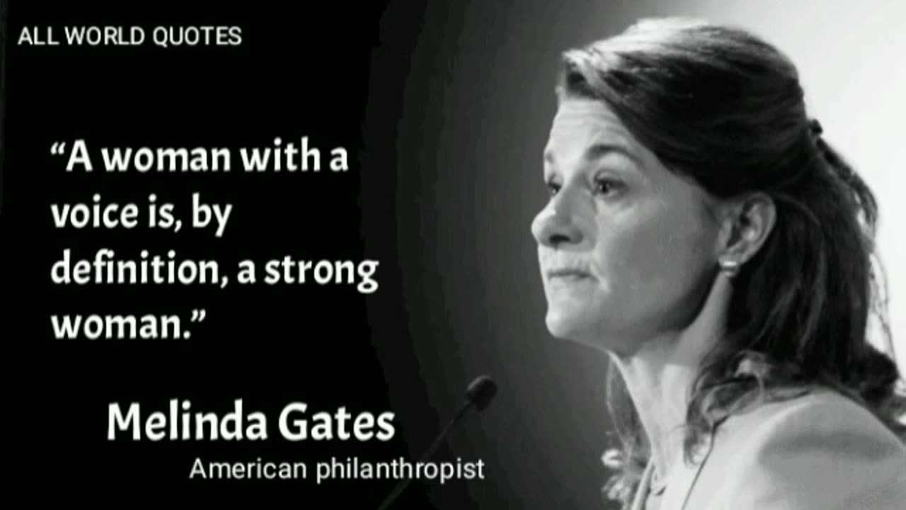 Melinda gates quote