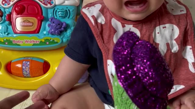 baby & cactus