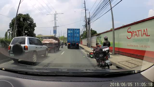 Helmet Saves Mans Life