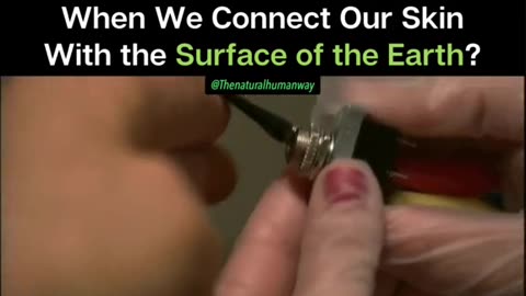 Grounding what happens when we connect our skin to the surface of the Earth
