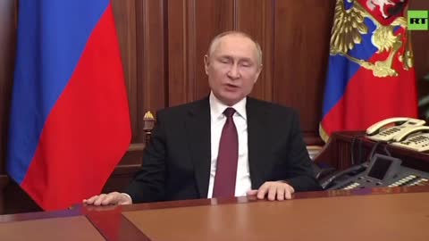 Putin made a direct appeal to Ukraine's armed forces in his speech early Thursday.