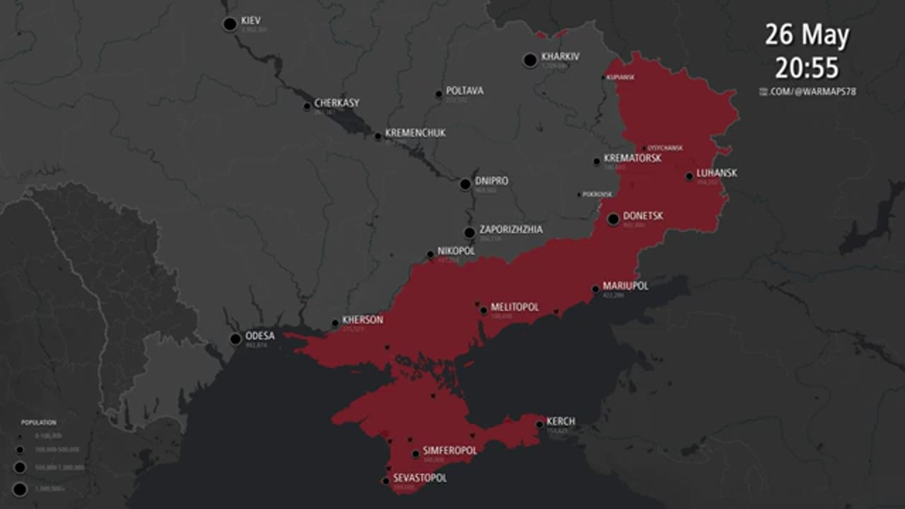 Russian Invasion of Ukraine: Frontline Map Updates - Every Day [Jan 1 to Dec 16 2024]