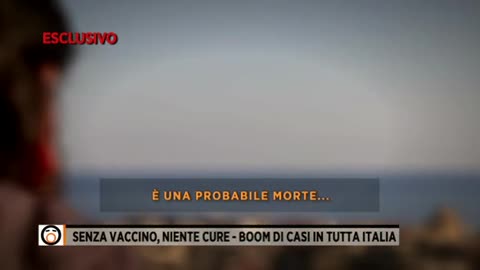Senza vaccino, niente cure - boom di casi in tutta Italia.