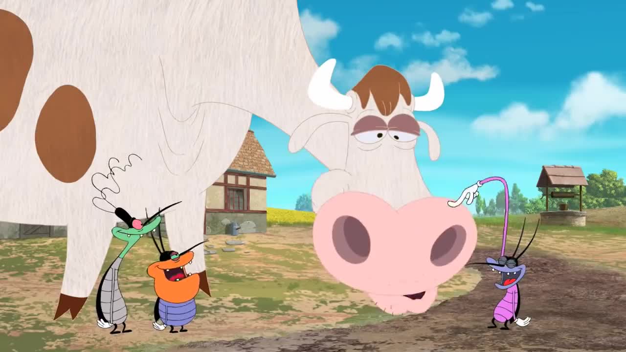 Cakroatch take oggy a old farm watch what happens next. The best entertaining cartoon video
