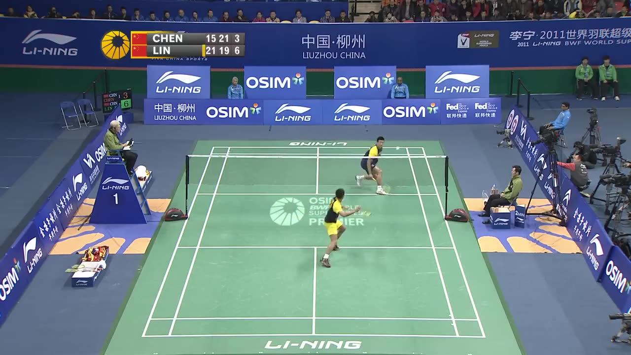 2011 OSIM BWF World Superseries Finals-MS-MS - Group B-Dan Lin vs. Long Chen